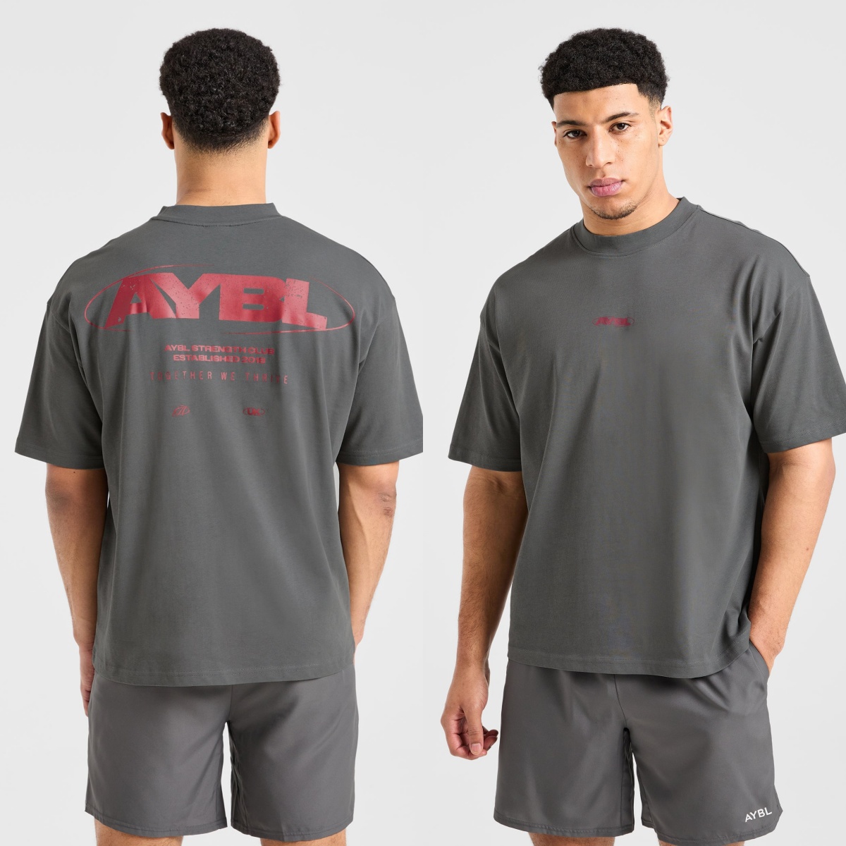 Streetwear Brand Red Logo - โลโก้สีแดงเสื้อยืดแบรนด์ฟิตเนสเสื้อยืดผ้าฝ้ายลายกราฟิกผู้ชายผู้หญิงฤดูร้อนสตรีทแวร์
