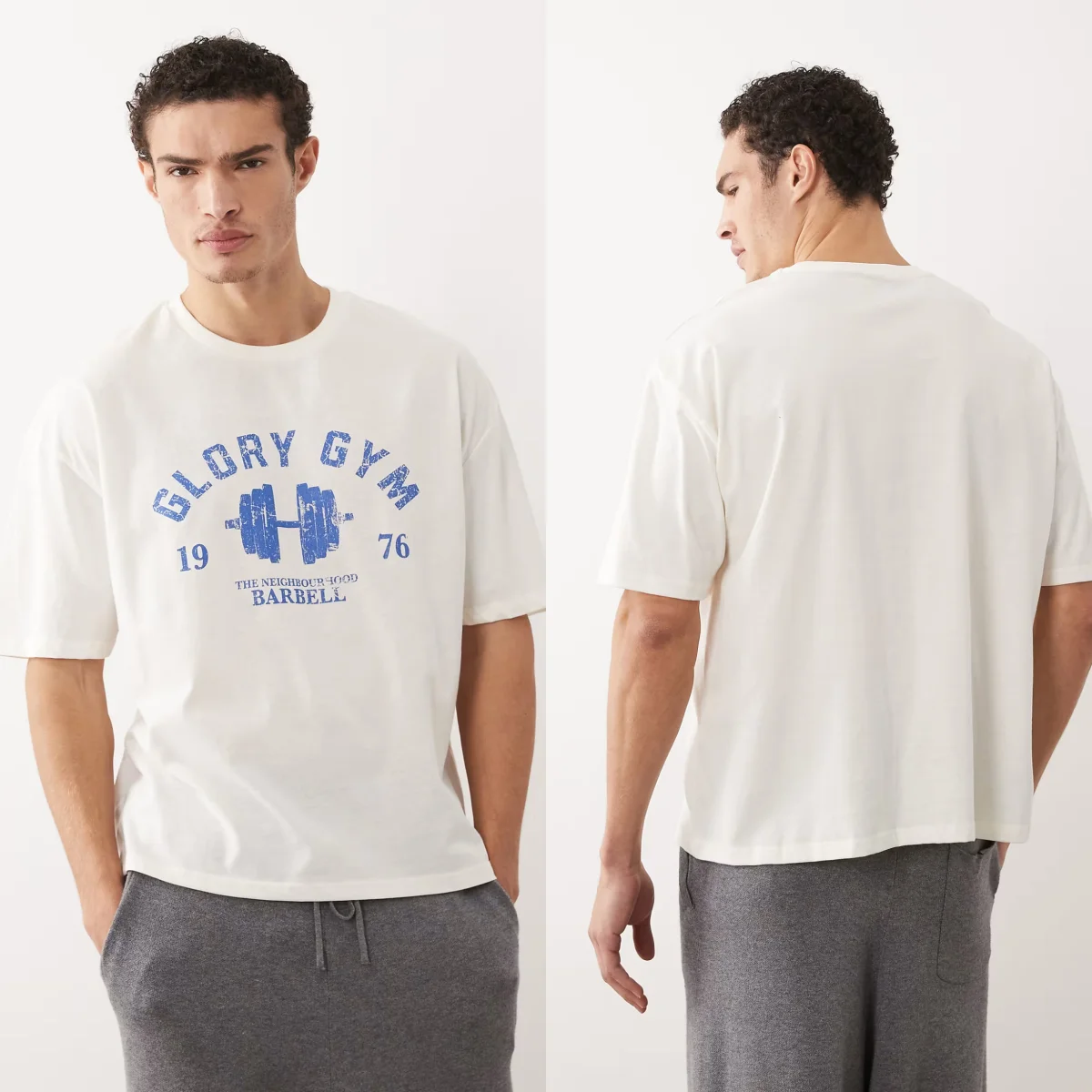 Streetwear Brand Collection - คอลเลกชันยิมแฟชั่นเสื้อยืดแบรนด์อินเทรนด์ผ้าฝ้ายกราฟิกทีชายหญิงฤดูร้อนสตรีทแวร์