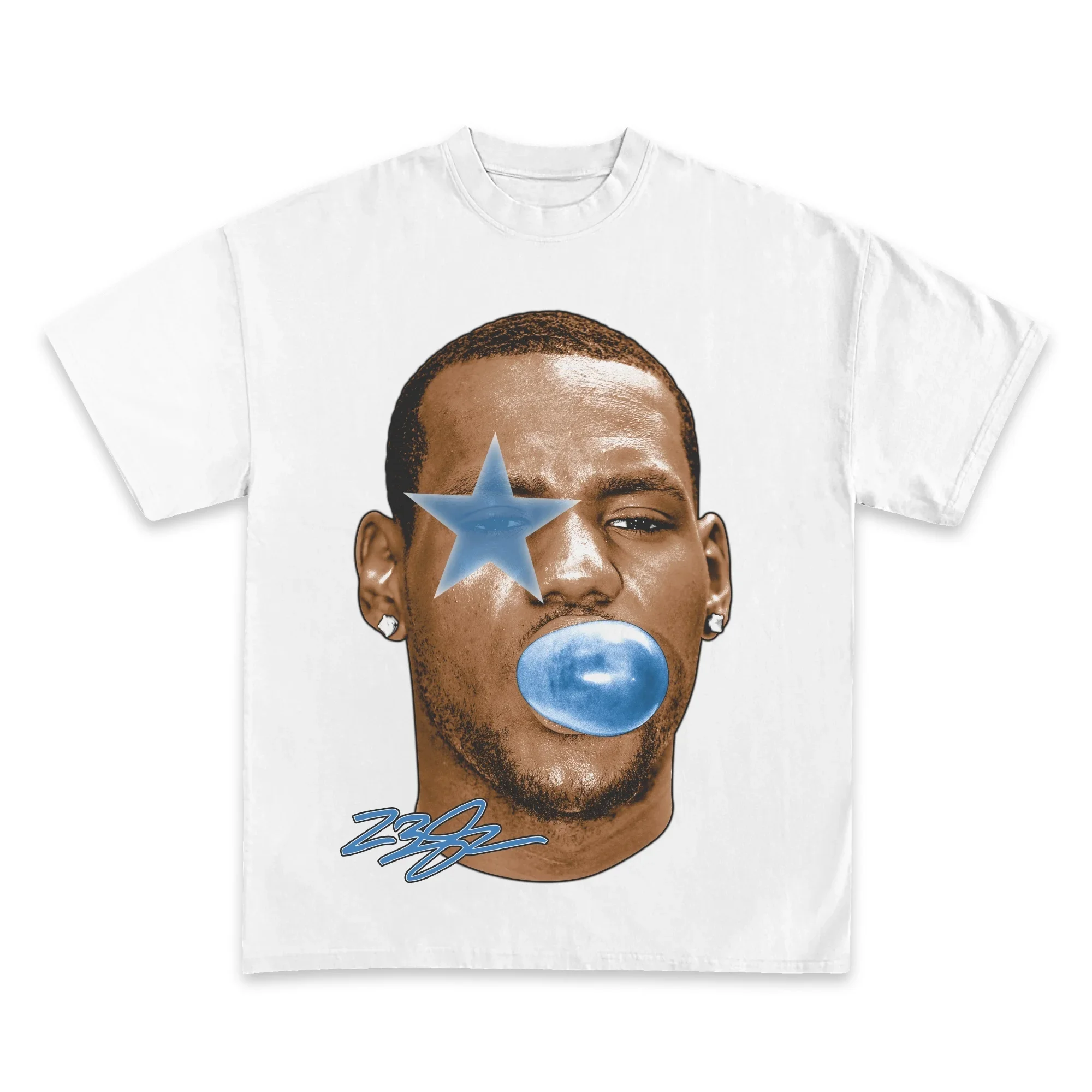 Streetwear Brand Marketing - Lebron James บาสเกตบอล Star T เสื้อผู้ชายผู้หญิงแขนสั้นผ้าฝ้าย