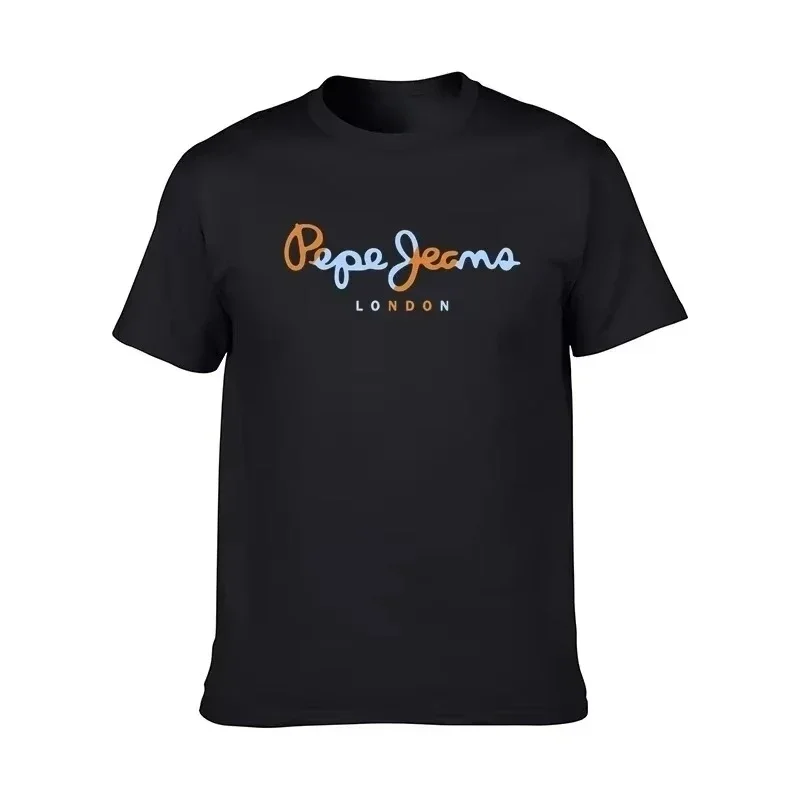 Streetwear Brand London - เสื้อยืดแขนสั้นโลโก้เปเป้ ยีนส์ ลอนดอนสำหรับผู้หญิงและเด็ก, เสื้อผ้าแบรนด์หรูสำหรับผู้หญิง, เสื้อยืด Y2K,
