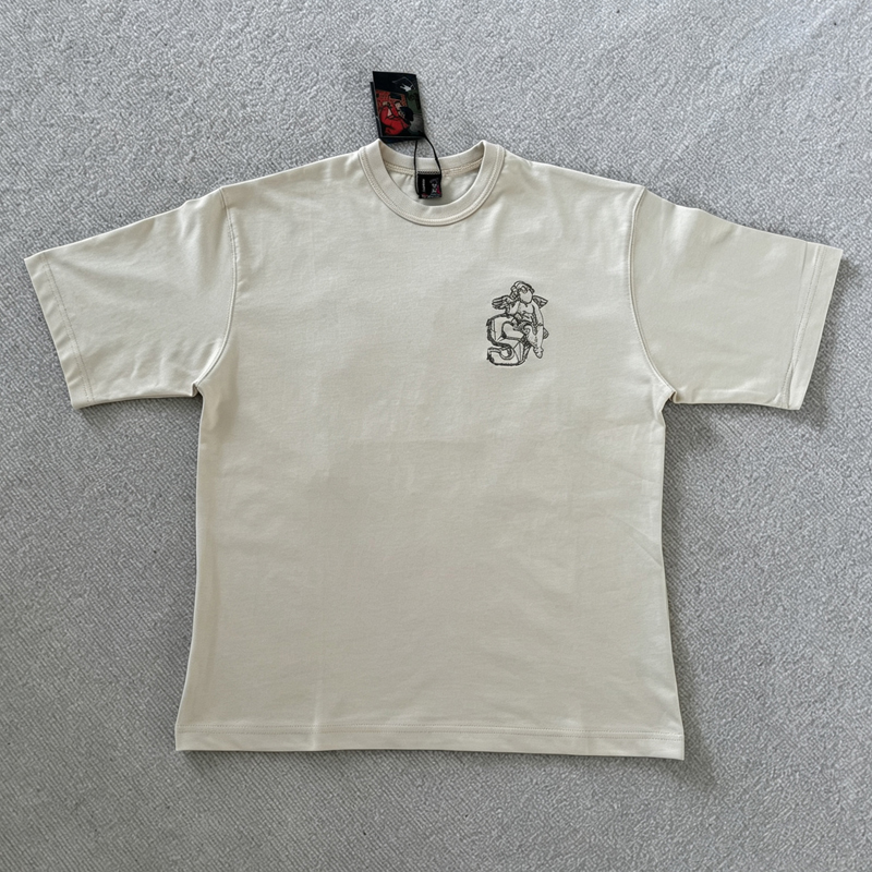 Streetwear Brand With K - เสื้อยืดแขนยาวผ้าฝ้ายสไตล์ฮิปฮอปสตรีทแวร์อเมริกันแบรนด์ Soul Ame K ที่น่าสนใจ ดีไซน์อินเทรนด์