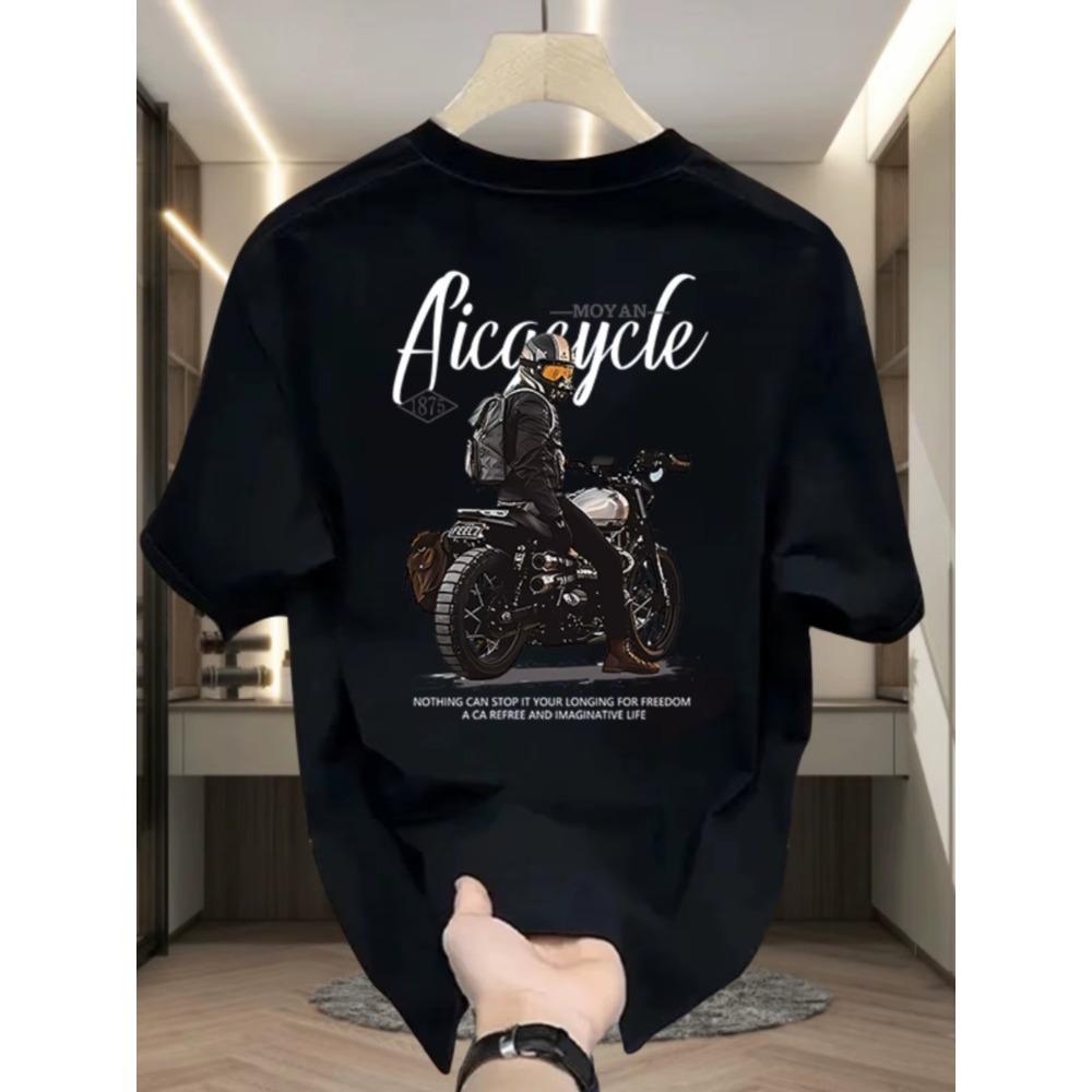 Brand Streetwear Instagram - เสื้อยืดแขนสั้นผ้าฝ้ายแท้สไตล์อเมริกันเท่และมีสไตล์ แบรนด์อินเทรนด์สำหรับฤดูร้อนบนอินสตาแกรมสำหรับคุณ สตรีทแวร์แบบชิ้นเดียว
