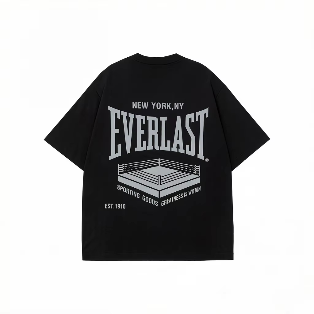 Streetwear Brand Rings - เสื้อยืดลายกราฟิกแบรนด์ Boxing Ring Heavyweight ผ้าฝ้าย สำหรับผู้ชายและผู้หญิง