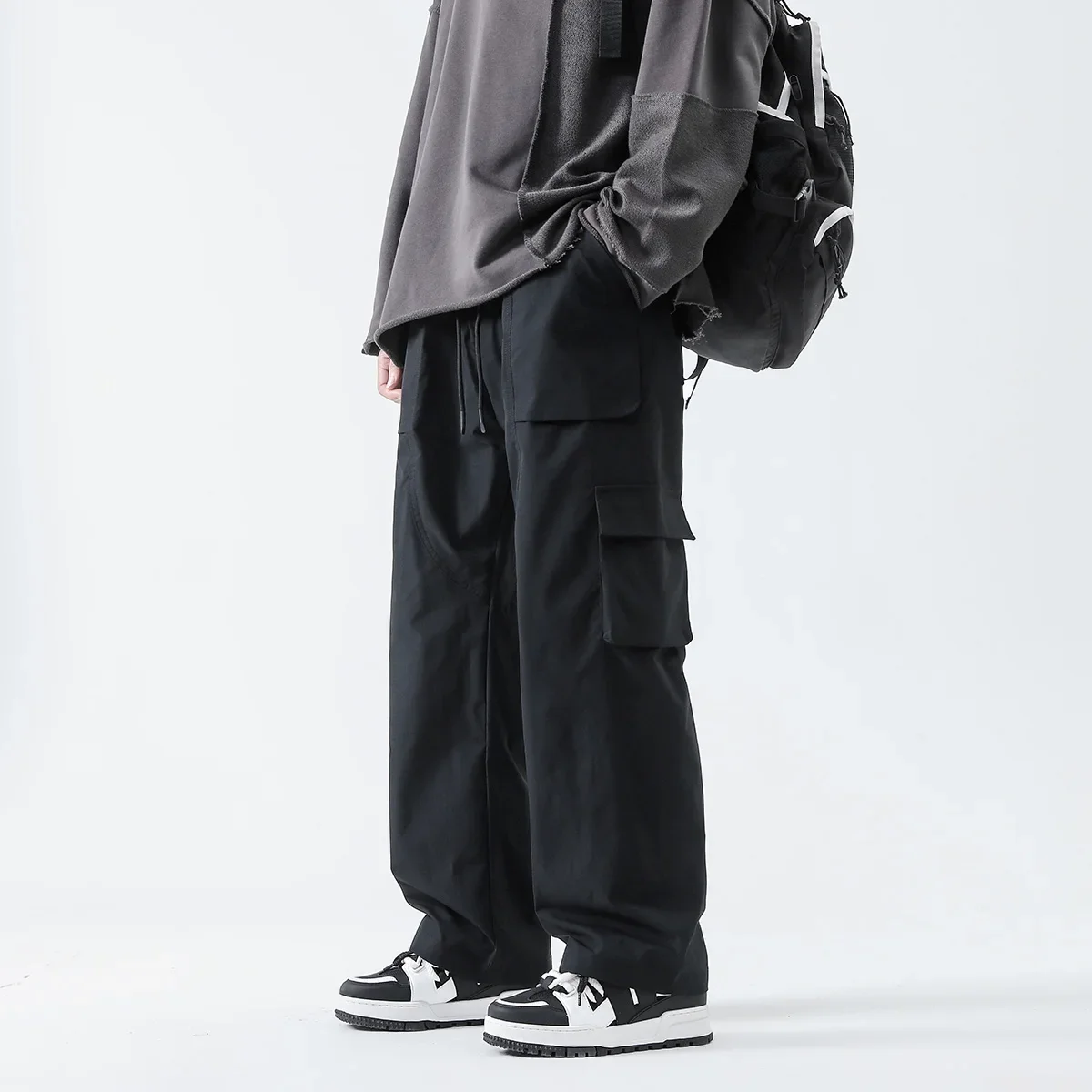 กางเกงคาร์โก้ฮิปฮอปจ๊อกกิ้งแนว - Streetwear Brands บทวิจารณ์และราคา