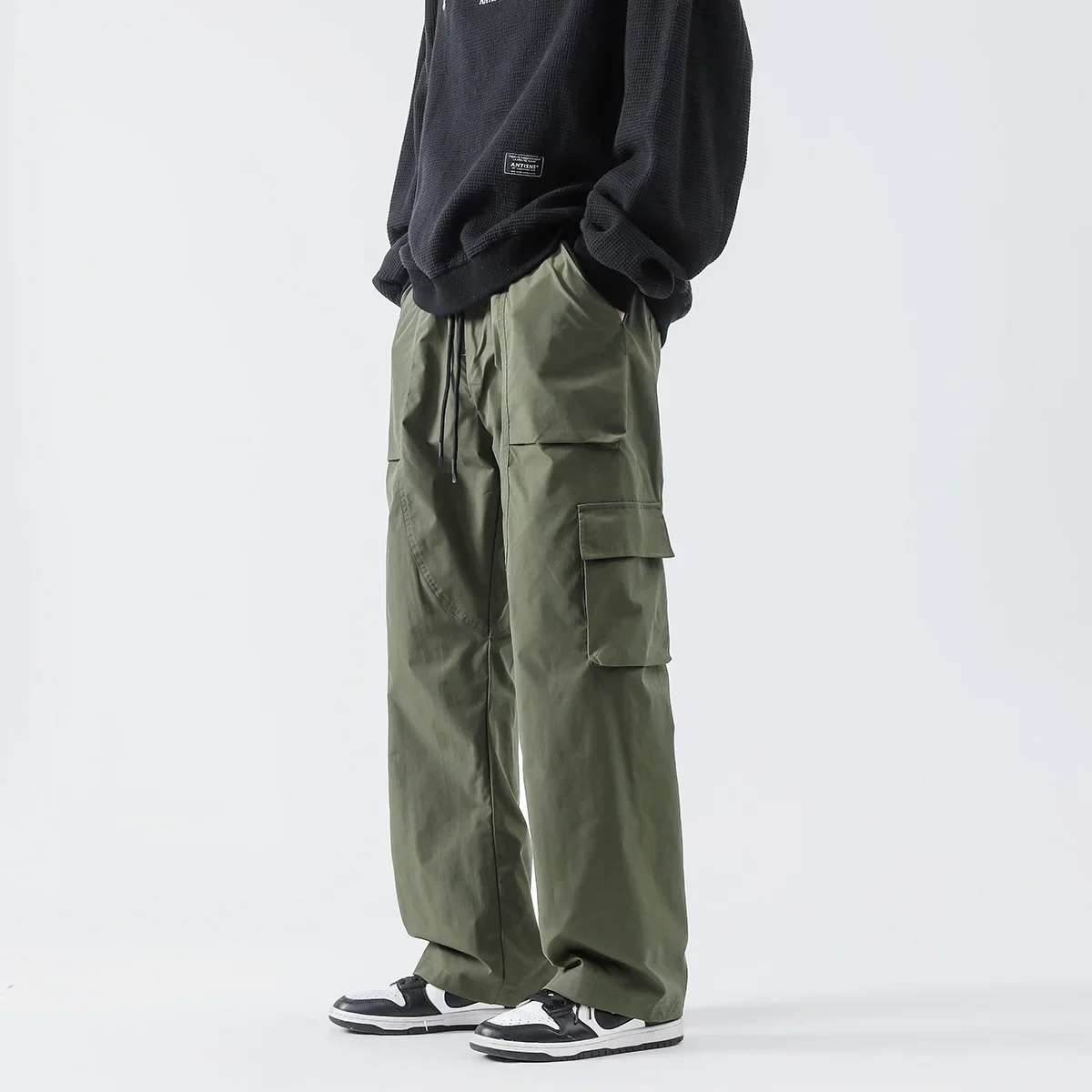 กางเกงคาร์โก้ฮิปฮอปจ๊อกกิ้งแนว - Streetwear Brands บทวิจารณ์และราคา