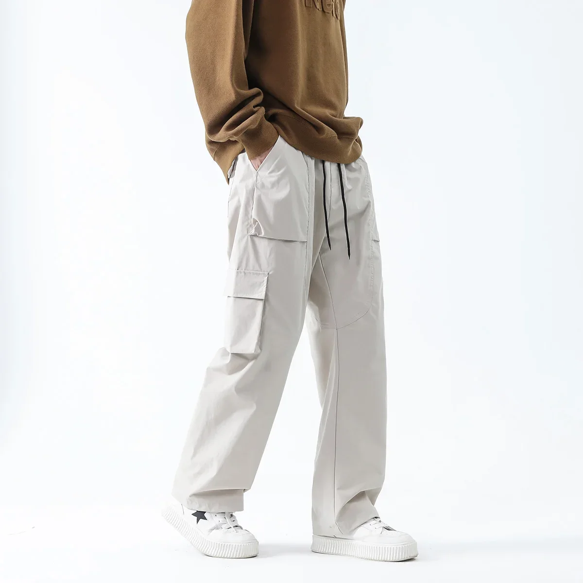 กางเกงคาร์โก้ฮิปฮอปจ๊อกกิ้งแนว - Streetwear Brands บทวิจารณ์และราคา