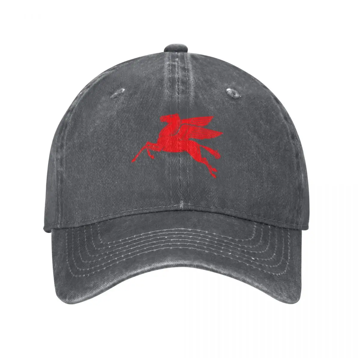 โลโก้ป้ายวินเทจของโมบิลออยล์ - - Streetwear Brand Red Logo บทวิจารณ์และราคา