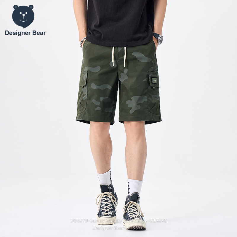 กางเกงขาสั้นคาร์โก้ลายพรางสำหร - Streetwear Brands บทวิจารณ์และราคา