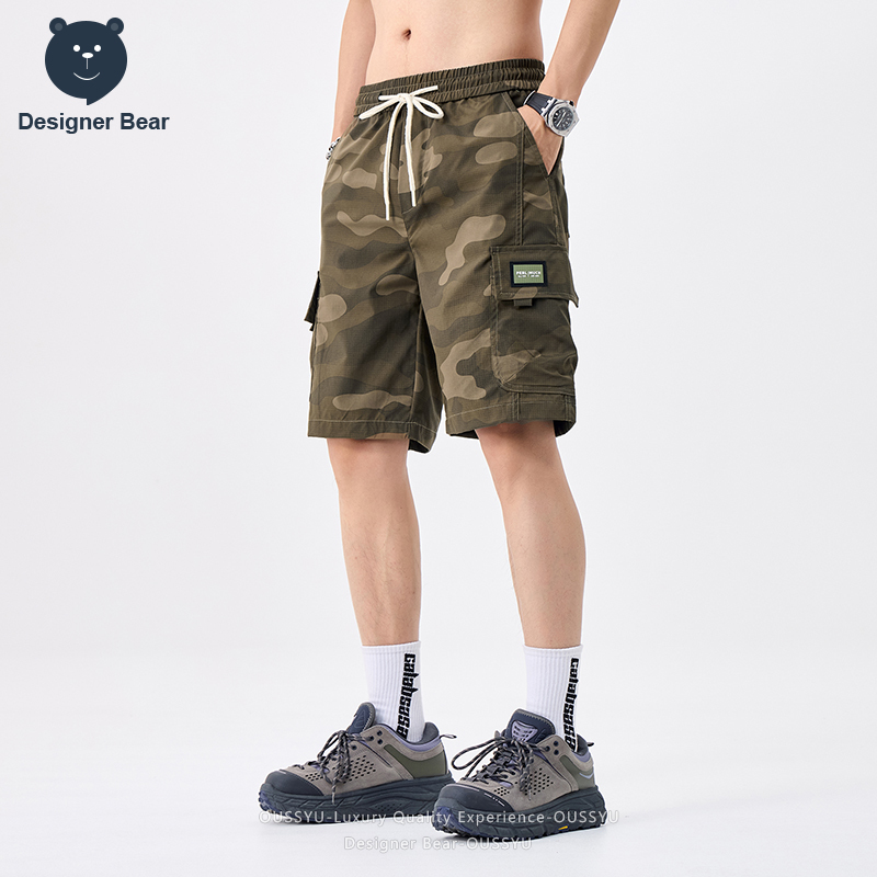 กางเกงขาสั้นคาร์โก้ลายพรางสำหร - Streetwear Brands บทวิจารณ์และราคา