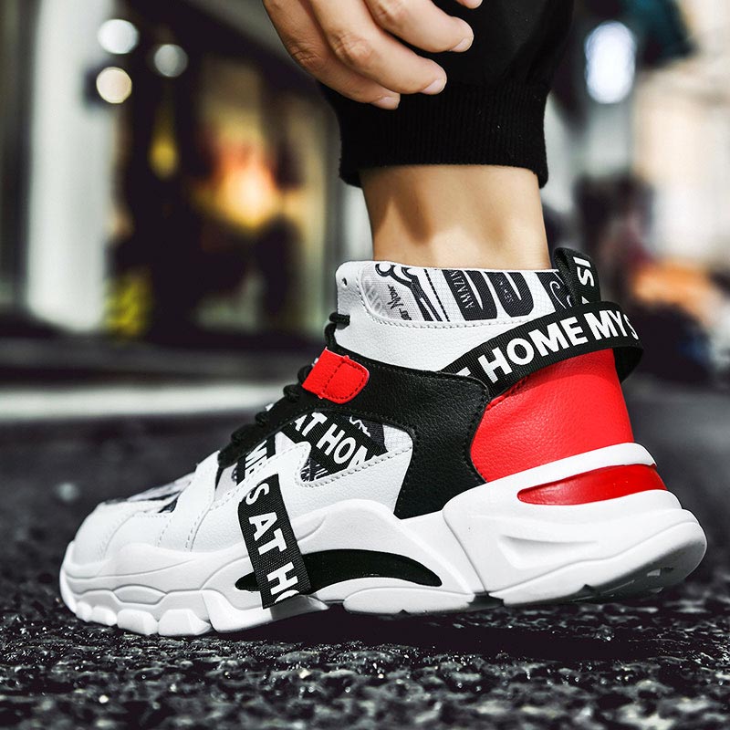 ขนาดใหญ่ขนาดสูง Chunky รองเท้า - Streetwear Brand With White Flowers บทวิจารณ์และราคา