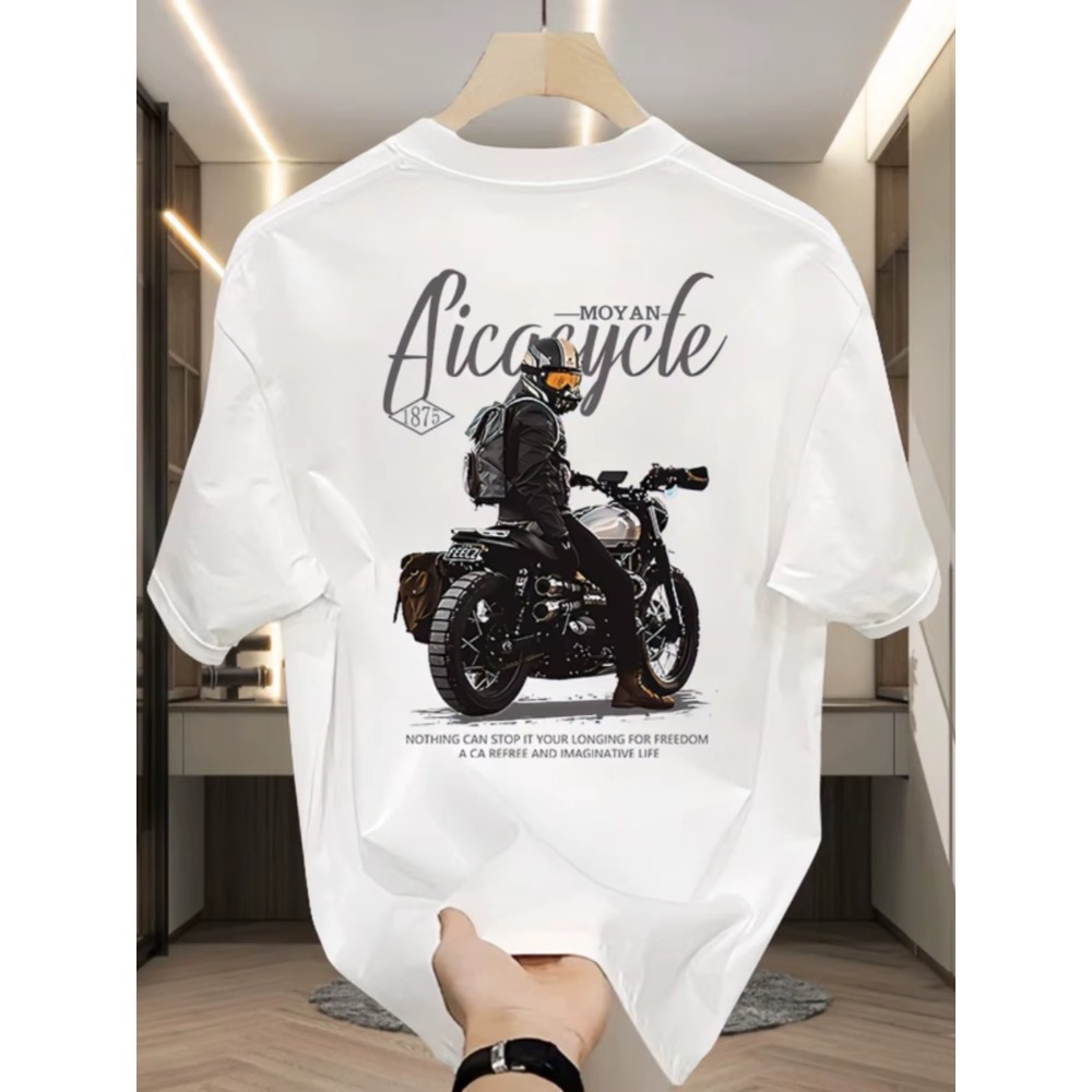 เสื้อยืดแขนสั้นผ้าฝ้ายแท้สไตล์ - Brand Streetwear Instagram บทวิจารณ์และราคา
