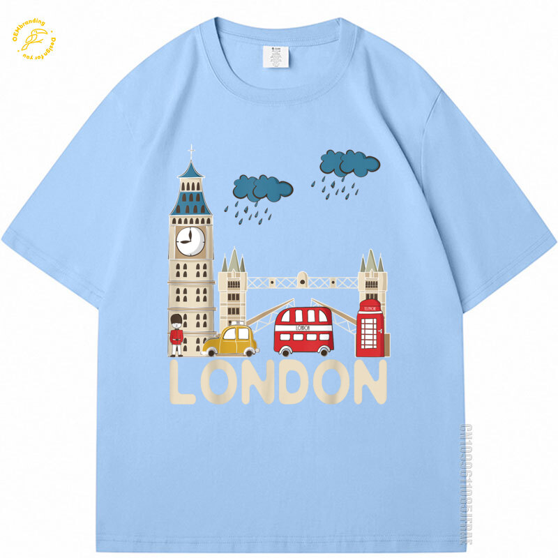 Rainy London TShirt น่ารักของท - Streetwear Brand London บทวิจารณ์และราคา