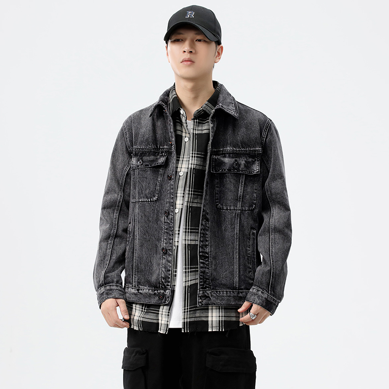 เสื้อแจ็คเก็ตยีนส์ทรงหลวมสไตล์ - Streetwear Brands บทวิจารณ์และราคา
