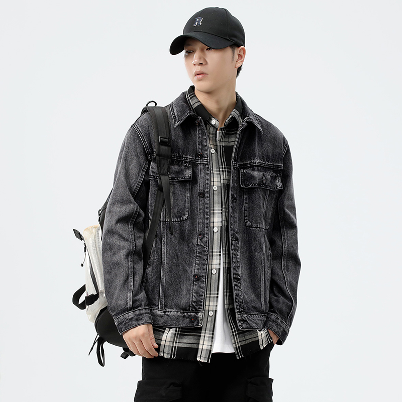 เสื้อแจ็คเก็ตยีนส์ทรงหลวมสไตล์ - Streetwear Brands บทวิจารณ์และราคา