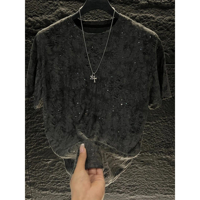 เสื้อยืดแขนสั้นแฟชั่นสไตล์เกาห - Streetwear Brand Hong Kong บทวิจารณ์และราคา