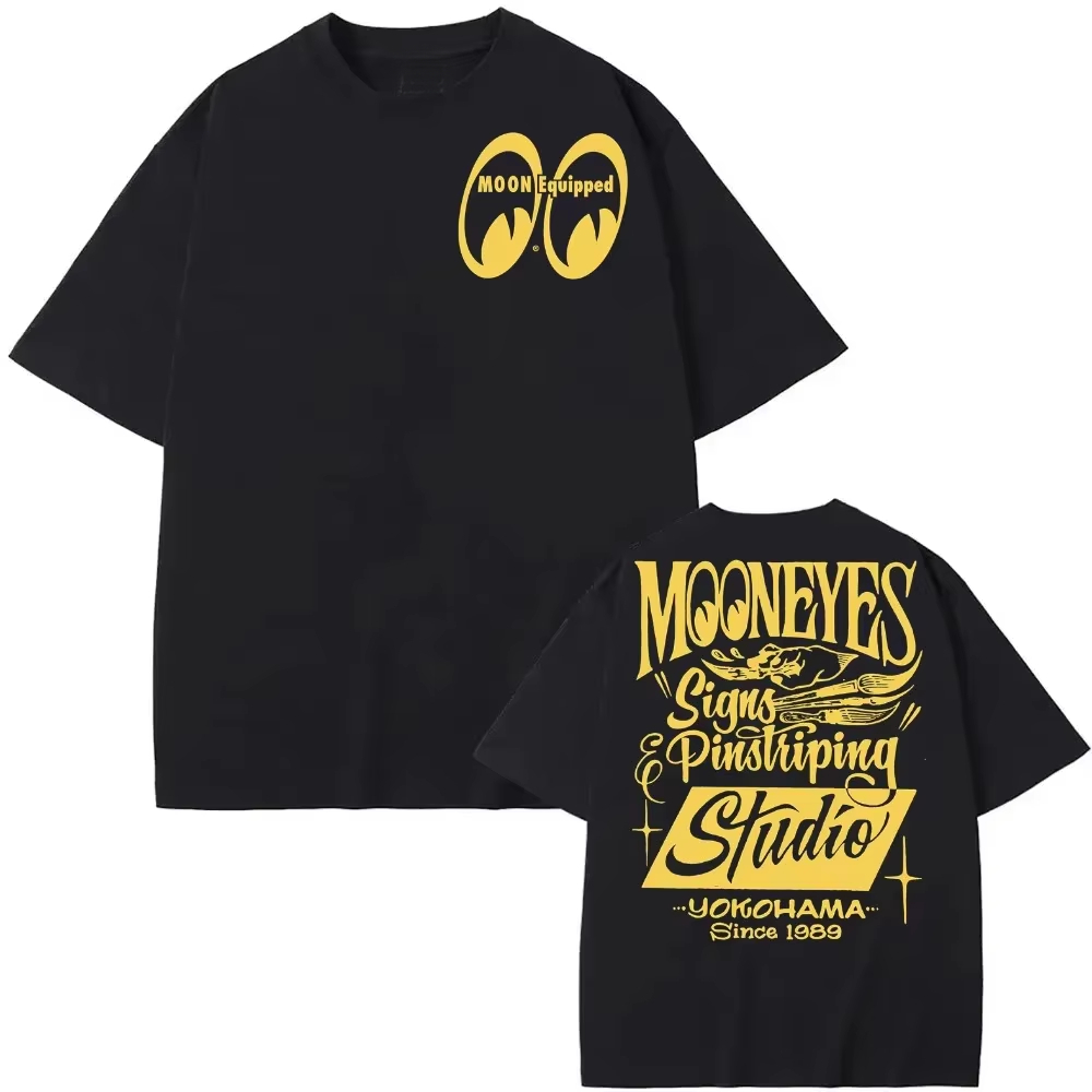 เสื้อยืดลายกราฟิก Moon Eyes Eq - Streetwear Brand Marketing บทวิจารณ์และราคา