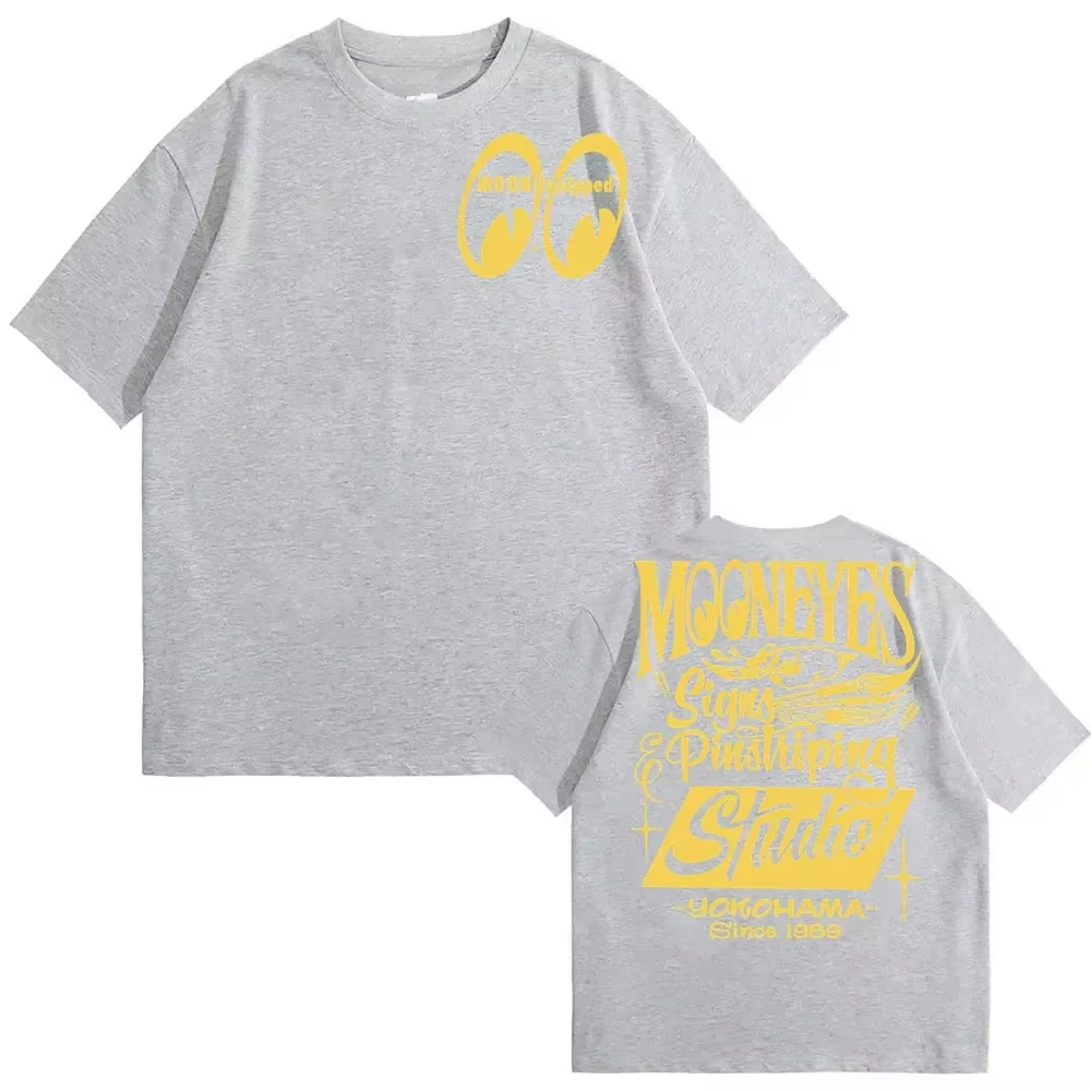 เสื้อยืดลายกราฟิก Moon Eyes Eq - Streetwear Brand Marketing บทวิจารณ์และราคา